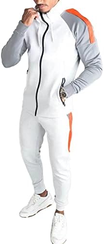 Uzun Kollu erkek eşofman Bahar Sonbahar Rahat erkek Setleri Hoodie pantolon seti Kapşonlu Polar İki Adet Setleri spor elbise