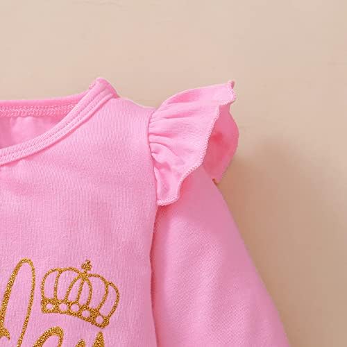 LYSMuch Çocuklar Yürümeye Başlayan Bebek Kız Doğum Günü Kıyafetleri Prenses Yelek Uzun Kollu Gömlek Örgü Kabarcık Tutu Etek