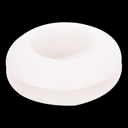 Bettomshın 100 Adet kauçuk rondela 10mm İç Çap Yağa Dayanıklı Armatür kauçuk rondelalar için elektrik kablosu Beyaz