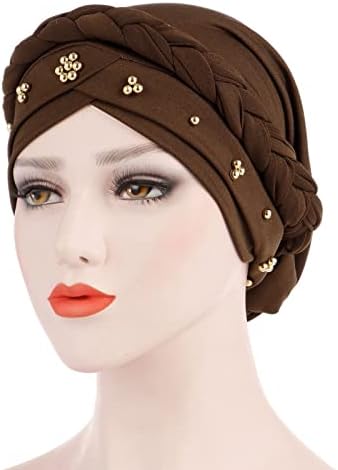 İslam Müslüman Başörtüsü Şapka Kadın Örgü Türban Şapka Şapka Kanser Kap Saç Bonesi başörtüsü Wrap Kapak