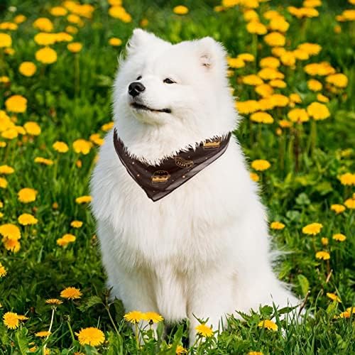2 Paket Pet Kedi Köpek Eşarp, Üçgen Geri Dönüşümlü Köpek Bandanaları, Erkek ve Kadın için Günlük Köpek Eşarp Önlükler, ayarlanabilir