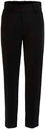 RGM Erkek Takım Elbise Pantolonu Düz Ön Dar kesim Pantolon-Poly Rayon Giovanni Uomo Siyah 16