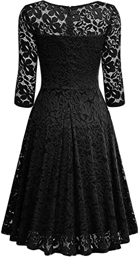 Yaz elbisesi Kadınlar için 2023 Dantel Kısa Kollu parti elbisesi Kokteyl Balo Balo Vintage Elbise 1