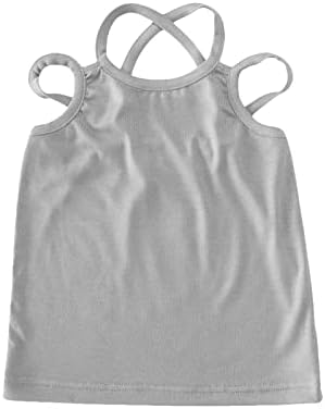Yaz Üst Kızlar için Pamuk Karışımı çocuk iç çamaşırı Kız Kaşkorse Çocuk Fanila Bebek Atlet Rahat T Shirt Erkek