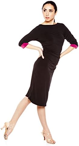 Fling Modası Geri Dönüşümlü Balo Salonu Uygulama Elbise Siyah & Eflatun