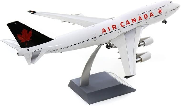 Uçuş 200 HAVA Kanada Boeing 747-400 için C-GAGN Standı ile Sınırlı Sayıda 1/200 DİECAST Uçak Önceden Yapılmış Model