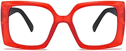 bullabulling Retro kare mavi ışık engelleme okuma gözlüğü kadın erkek büyük boy Anti parlama Önleyici UV gözlük…