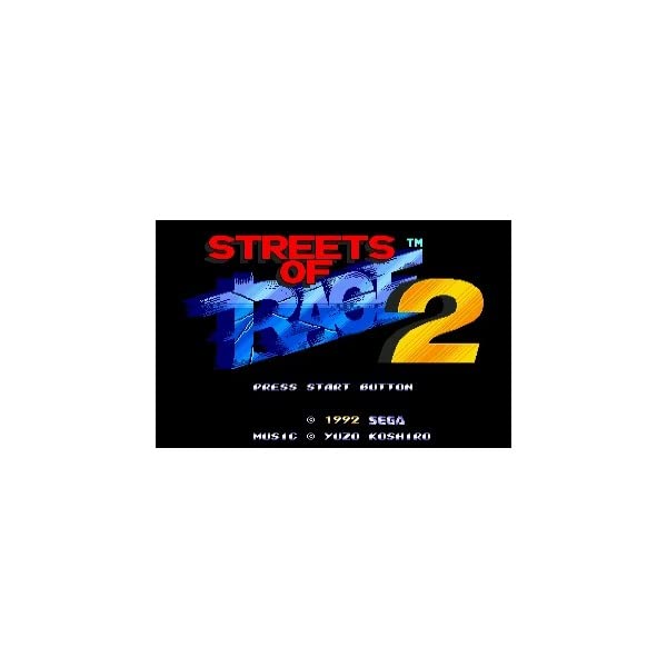 Sokak Öfke 2 16 bit MD Oyun Kartı İçin Sega Mega Sürücü Genesis-PAL-E