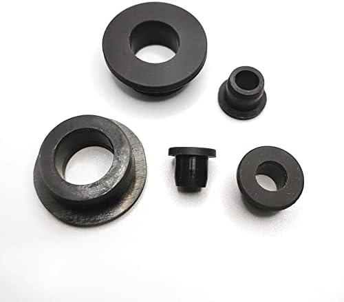 30mm - 201mm Siyah/Beyaz silikon kauçuk rondela delik tıpaları Uç Kapakları Bung T Tipi Fiş Tel Kablo Korumak Çalı Conta