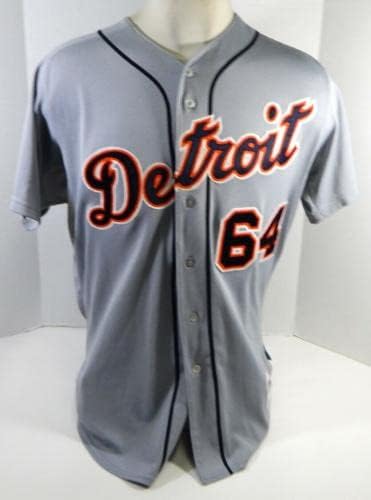 2015 Detroit Tigers Xavier Avery 64 Oyun Kullanılmış Gri Forma 50 Marchant P 46 851 - Oyun Kullanılmış MLB Formaları