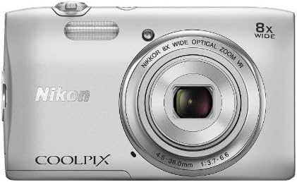 Nikon COOLPİX S3600 8x Zoom NIKKOR Lensli ve 720p HD Videolu 20.1 MP Dijital Fotoğraf Makinesi (Gümüş) (Üretici tarafından