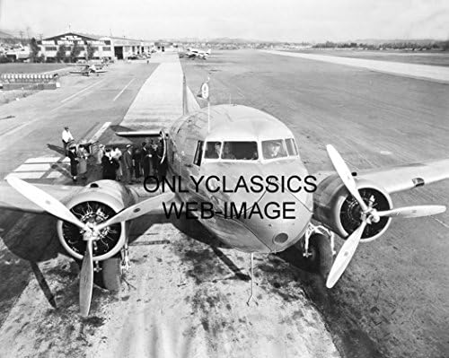 SadeCeklasik Amerikan Havayolları Douglas DC - 3 Uçak Grand Central HAVA Terminali 8X10 fotoğraf