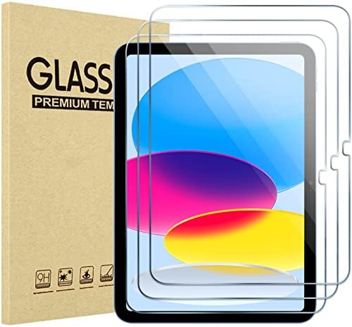 ProCase 3 Paket iPad 10.9 10th Nesil 2022 Ekran Koruyucu Paketi ile 2022 iPad 10th Nesil Kılıf ile kalemlik