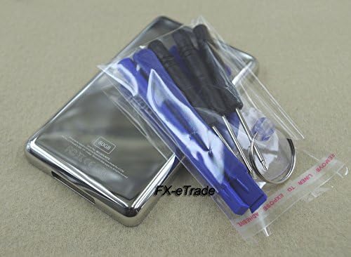 Yeni 80gb Metal Arka Arka Konut Case Kapak Kabuk Arka Plaka Onarım Değiştirme iPod 6th Gen Klasik