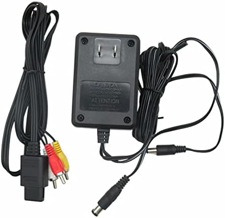 Süper Nintendo SNES Sistemleri için AV Kablosu ile eStarpro AC Güç Adaptör kablosu