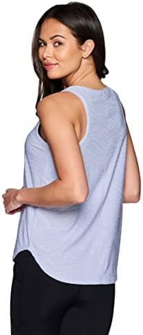 RBX Aktif Kadın Moda Temelleri Düzenli Uzunluk Süper Yumuşak Akıcı Yoga Kolsuz Bluz