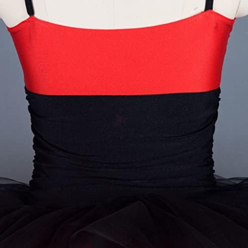 n / a Yetişkin Bale Tutu Dans Kostümleri Kadın Sahne Giyim Mor Bale Tutu Elbise Performans Kostüm Dans Elbise (Renk: Kırmızı,