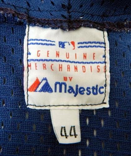 1993-96 California Angels 40 Oyun Kullanılmış Mavi Forma Vuruş Antrenmanı 44 DP14468 - Oyun Kullanılmış MLB Formaları