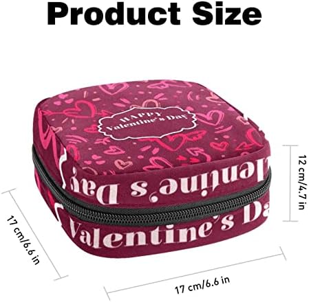 Dönem Çantası, Sıhhi Peçete Çantası Fermuar Tampon Çanta Kadın Kızlar için Kadınsı Menstruasyon Fermuar Kılıfı Mini Kozmetik
