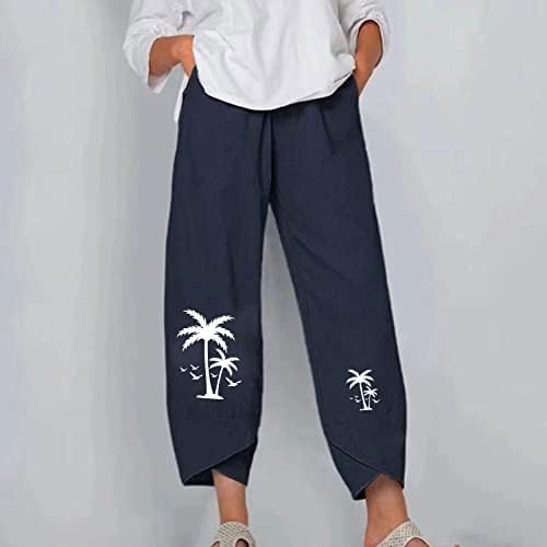 Comıgeewa Kadınlar Düz Bacak Pantolon Grafik Rahat Fit Pantolon Genç Kızlar için Keten Rahat Sonbahar yazlık pantolonlar