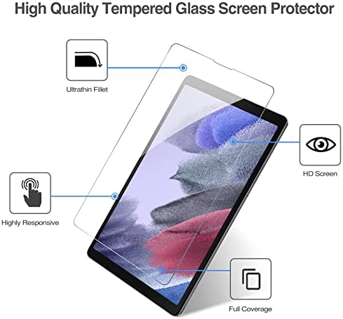 ProCase Galaxy Tab A7 Lite 8.7 İnç 2021 Kılıf Paketi ile 2 Paket Galaxy Tab A7 Lite 8.7 İnç 2021 Ekran Koruyucular