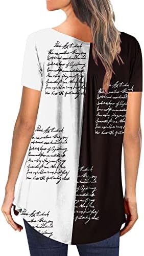 lcepcy Gevşek Fit Tunik Üstleri Kadınlar için V Boyun Düğmesi Dantelli tişört Batik Baskı Kısa Kollu Bluz Yaz Casual Tees