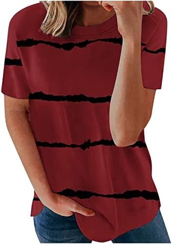 Kısa Kollu 2023 Giyim Ekip Boyun Pamuk Grafik Brunch Üst T Shirt Genç Kızlar için Yaz Sonbahar Bluz B3 B3