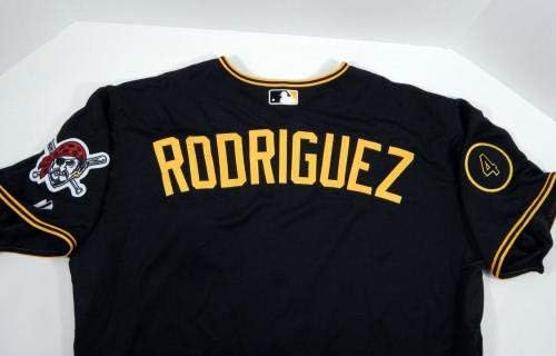 2014 Pittsburgh Pirates Wandy Rodriguez Oyun Siyah Forma Yayınladı Kiner P 205 - Oyun Kullanılmış MLB Formaları