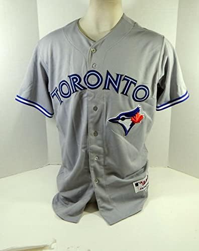 2012-19 Toronto Blue Jays Boş Oyun Verilmiş Gri Forma 46 DP17641 - Oyun Kullanılmış MLB Formaları