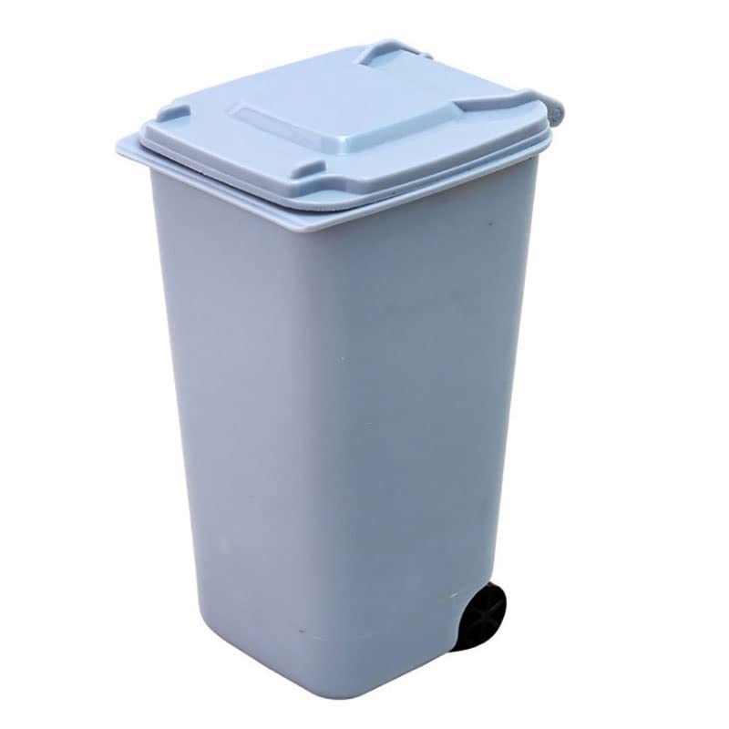 LYSLDH çöp kutusu Masaüstü saklama kutusu Ev çöp sepeti Konteyner Masa çöp tenekesi Salıncak Temizleme Varil masa düzenleyici
