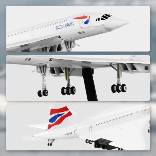 Kaybetmek Eğlence Parkı 1: 200 Ölçekli British Airways Concorde Model Uçak G-BOAG Alaşım pres döküm model uçak Uçak Kitleri