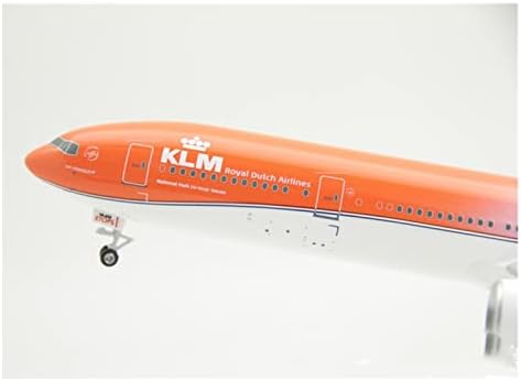 Uçak Modelleri 37cm için Fit HAVA KLM Turuncu Gurur Boeing B777 Uçak Modeli Reçine Döküm Koleksiyon Grafik Ekran