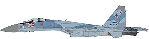 Hobi Usta Su-35 Flanker E Kırmızı 59 Rus Hava Kuvvetleri Suriye Savaşı 1/72 DİECAST Uçak Önceden inşa edilmiş Model