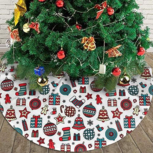 LVeShop Şapka Noel Ağacı Etek Lüks Yuvarlak Kapalı dış mekan matı Rustik Noel Ağacı Tatil Süslemeleri（30/36/48 Üç Boyut）