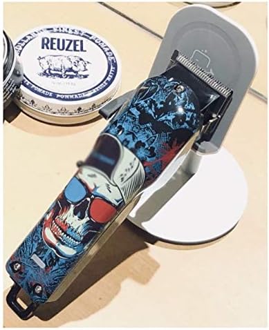FAFKLF Graffiti Saç Kesme Makinesi Retro Elektrikli Saç Kesme Makinesi Özel Yüksek Güçlü tıraş bıçağı Kuaförlük için